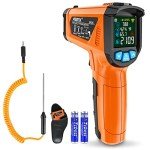 MESTEK Non-Contact Infrared Thermometer with K-Probe