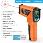 MESTEK Non-Contact Infrared Thermometer with K-Probe