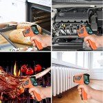 MESTEK Non-Contact Infrared Thermometer with K-Probe