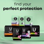 U by Kotex Overnight Absorbency Maxi Pads, 40 Count