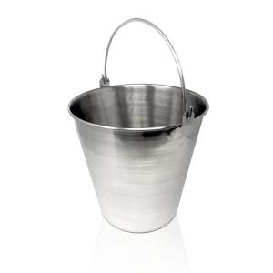 Edu-Labs 12 QT Stainless Steel Lab Bucket