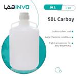 50L Lab Round Carboy with Integrated Handle