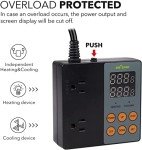 BN-LINK Digital Temperature Controller for Reptiles & Aquariums