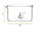 EISCO 1000ml Borosilicate Crystallizing Dish