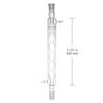 Borosilicate Glass Allihn Condenser 300mm 24/40 Joint