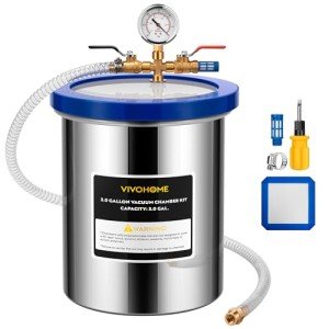 VIVOHOME 3 Gallon Vacuum Chamber for Degassing