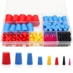 125PCS High-Temperature Silicone Rubber Stoppers Set