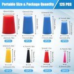 125PCS High-Temperature Silicone Rubber Stoppers Set