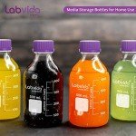 Labvida 250ml Borosilicate Media Storage Bottles - 6 Pack
