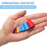 125PCS High-Temperature Silicone Rubber Stoppers Set