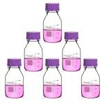 Labvida 250ml Borosilicate Media Storage Bottles - 6 Pack