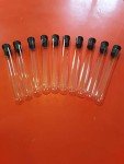 Glass Culture Tubes with Rubber Stoppers, 10/Pk