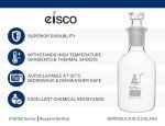 EISCO 2000ml Borosilicate Glass Reagent Bottle