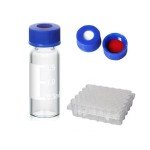100 Pack of 2ml HPLC Vials with Caps
