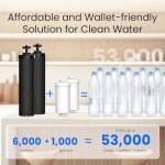 Gravity-Fed 1.5 Gallon Water Filter System