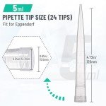 Universal 5ml Pipette Tips, DNase/RNase-Free, 24 Tips