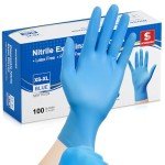 Schneider Blue Nitrile Exam Gloves - 100 Count