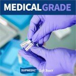 Purple Nitrile Exam Gloves, Powder-Free, Box of 100