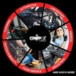 London Labs Heavy Duty Black Nitrile Gloves - 1000 Count