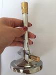 Bunsen Burner with Gas Control and Flame Stabilizer