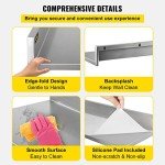 VEVOR Stainless Steel Wall Shelves, Heavy Duty 2-Pack