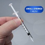 20 Pack of 1ml Plastic Syringes with Caps