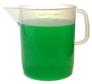 EISCO 5L Measuring Jug - Chemical Resistant Pitcher