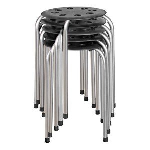 Norwood Stacking Stools for Kids and Adults, 5-pack