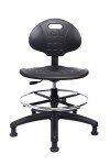 Ergonomic Medium Bench Stool with Adjustable Footring