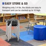Norwood Stacking Stools for Kids and Adults, 5-pack