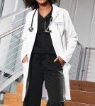 Custom Embroidered Women's Lab Coat - 38 Inch