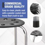 Norwood Stacking Stools for Kids and Adults, 5-pack