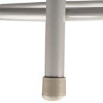 Heavy Duty Grey Steel Stool - 18" Height