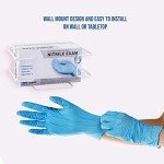 Wall-Mount Wire Rack for Gloves and Tissues