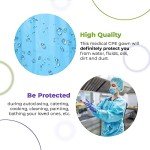 X-Large Blue Disposable Isolation Gowns - Pack of 25