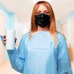 X-Large Blue Disposable Isolation Gowns - Pack of 25