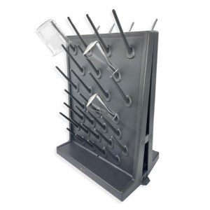 Sidawhope Wall-Mount Lab Drying Rack with Pegs