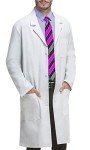 Unisex Long Sleeve Professional Lab Coat, White