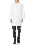 Unisex Long Sleeve Professional Lab Coat, White