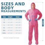 VVicogard Disposable Hooded Coveralls with Zipper