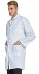 Unisex Long Sleeve Professional Lab Coat, White