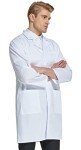 Unisex Long Sleeve Professional Lab Coat, White