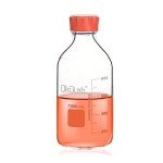 Okulab 1000ml Round Borosilicate Glass Storage Bottle