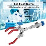 Adjustable 3-Prong Lab Clamp for Test Tubes