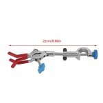 Adjustable 3-Prong Lab Clamp for Test Tubes