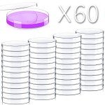 60 Pack of Sterile Plastic Petri Dishes