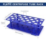 15ml Plastic Centrifuge Tubes with Rack - 100 PCS