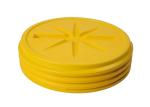 Eagle 30 Gallon Yellow Plastic Lab Drum
