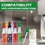 Colorful Glass Dropper Pipettes for SodaStream Flavors
