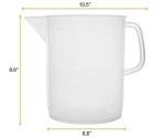 EISCO 5L Measuring Jug - Chemical Resistant Pitcher